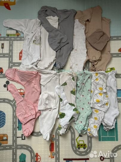 Одежда для новорожденных пакетом 52 - 68