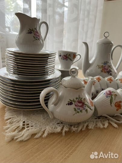 Сервиз чайно-кофейный гдр Henneberg Porzellan 1777