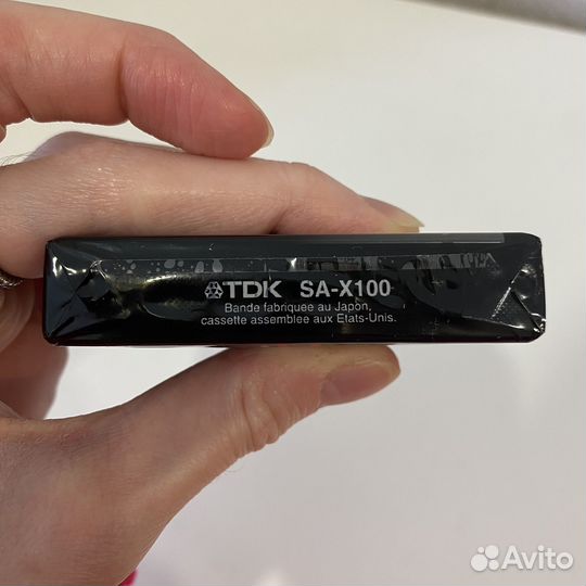 Аудиокассета TDK SA-X100 новая хром