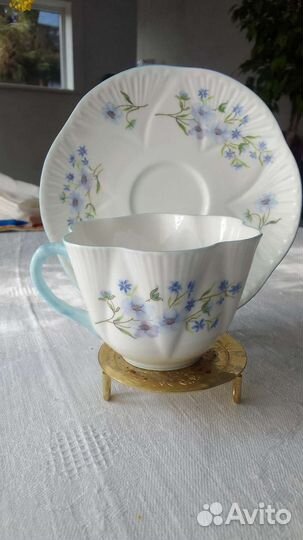 Чайная пара. Shelley. Костяной английский фарфор