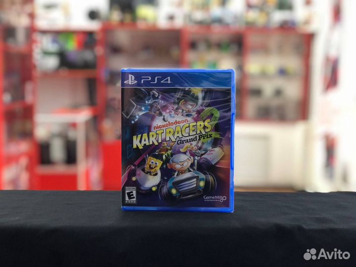 Диск PS4 Nickelodeon Kart Racers 3: SS (Новый) ENG