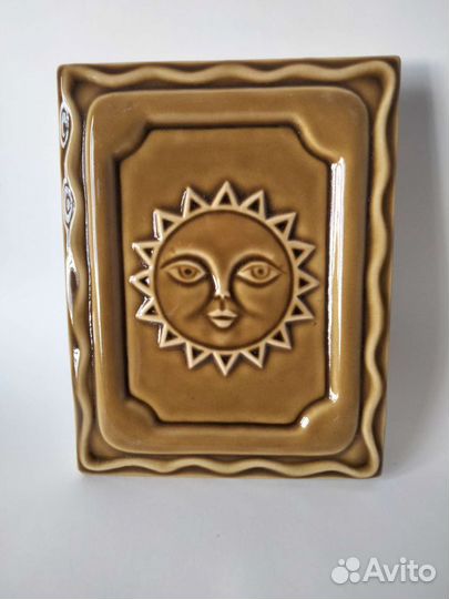Изразцы для камина плитка керамика солнышко СССР