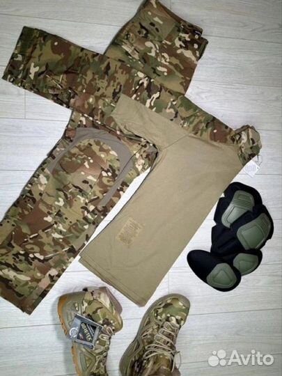 Боевой тактический костюм с системой защиты