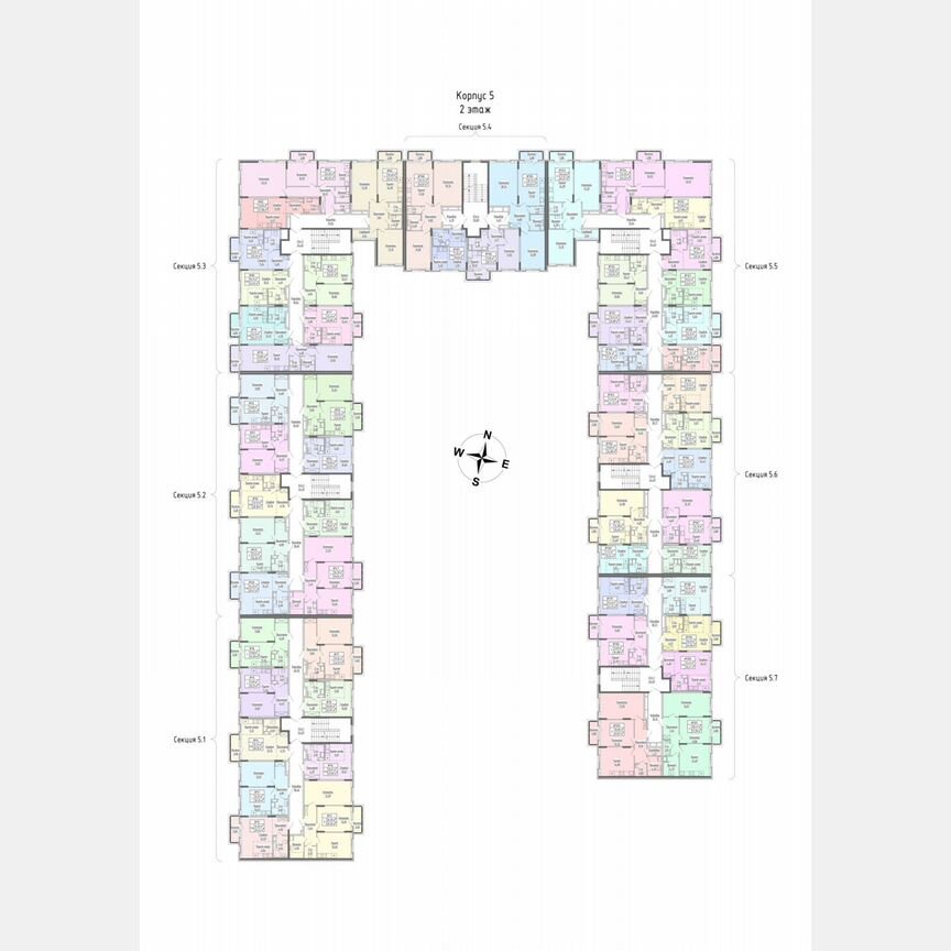 2-к. квартира, 62,3 м², 2/4 эт.