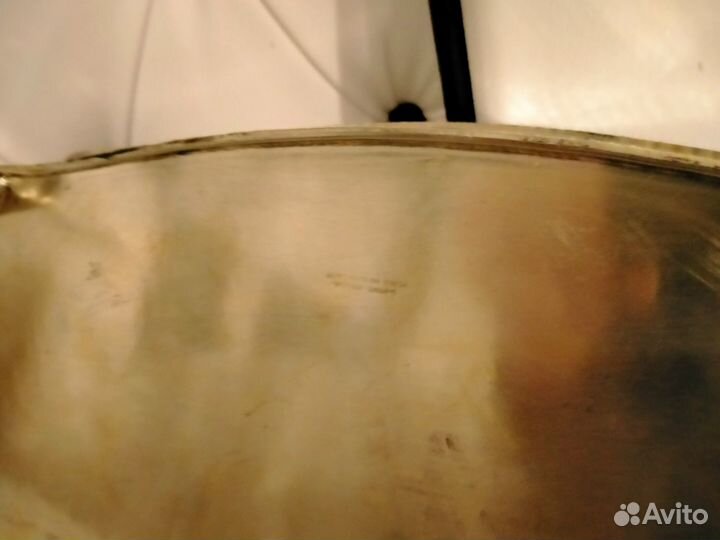 Поднос. Серебрение