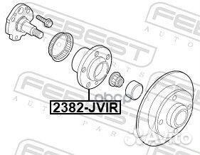 Ступица с подшипником skoda rapid/seat toledo 1