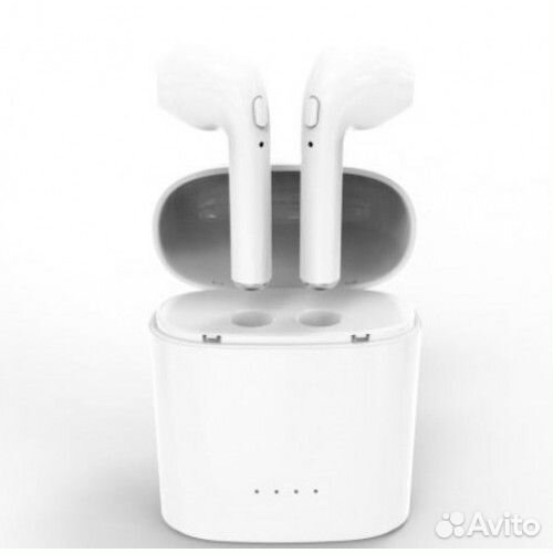 Беспроводные наушники (i7S) с кейсом подзарядкой