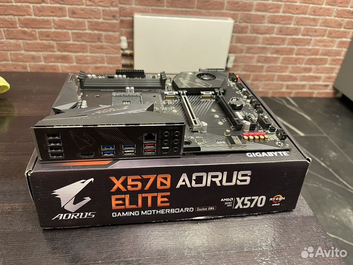 Материнская плата gigabyte x570 aorus elite