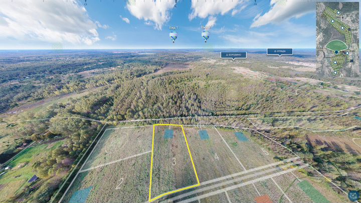 Участок 1,05 га (СНТ, ДНП)