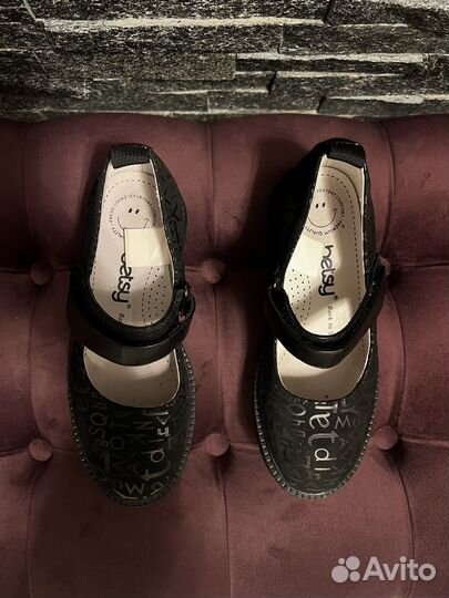 Туфли черные для школы 33 размер