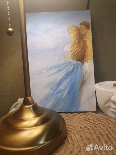 Картина акварель на холсте