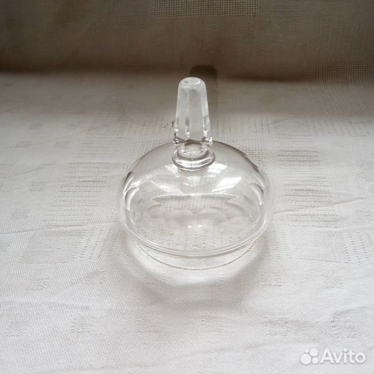 Стеклянная крышка для графина,высота 85 мм