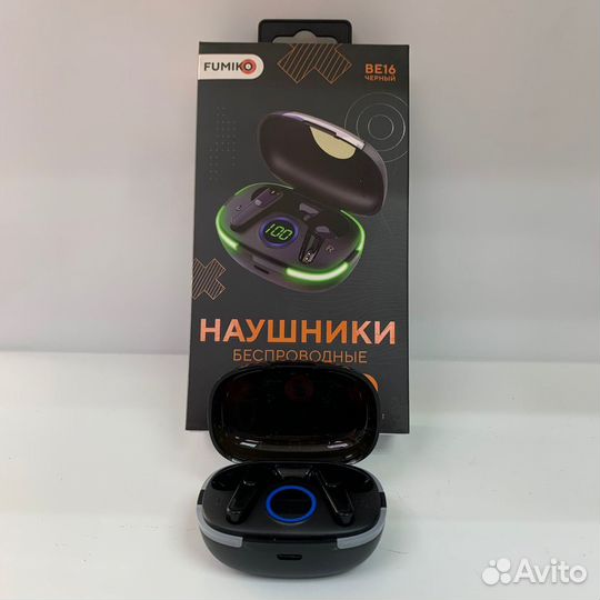 Беспроводные наушники TWS fumiko BE16 черные