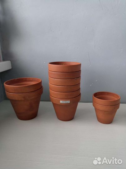 Керамические горшки для цветов, опоры бу