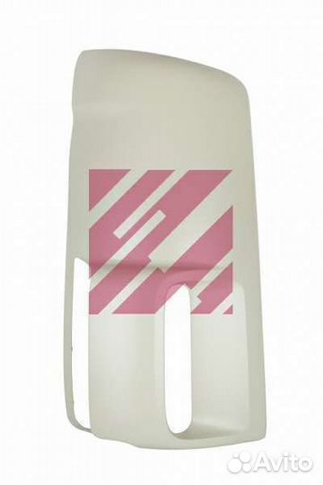 Дефлектор кабины белый пластик SMC правый скания