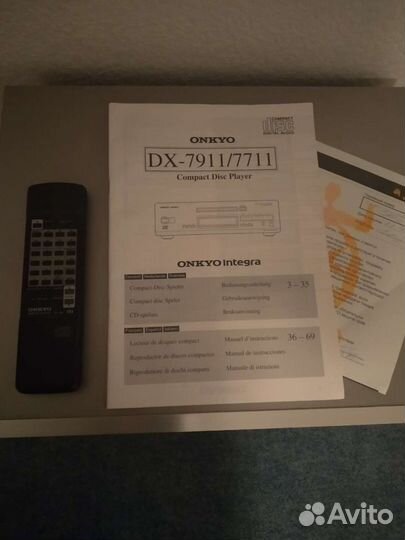 Cd проигрыватель onkyo DX 7711