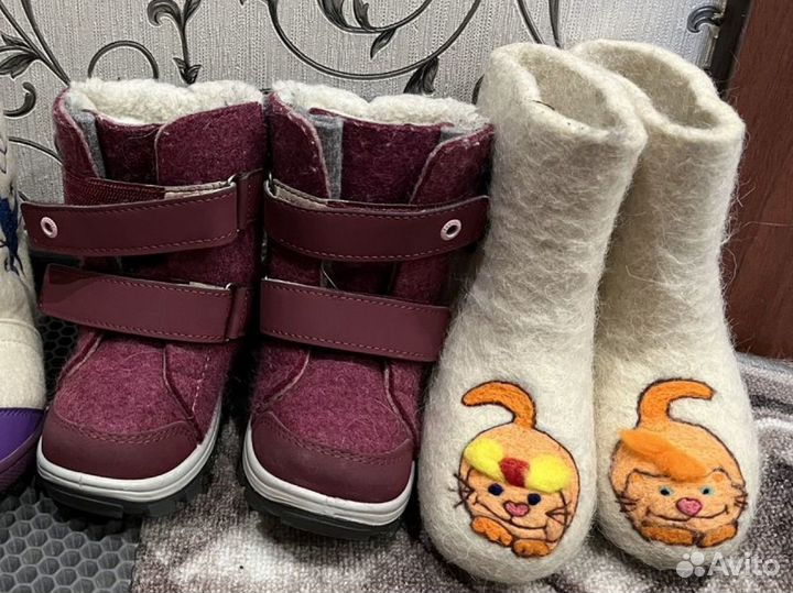 Зимняя обувь для девочки 25