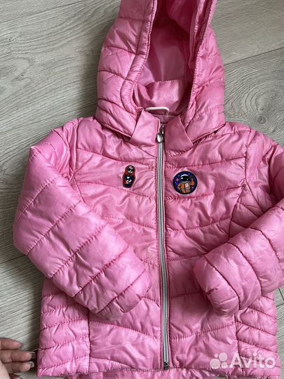Куртка hm для девочки 98