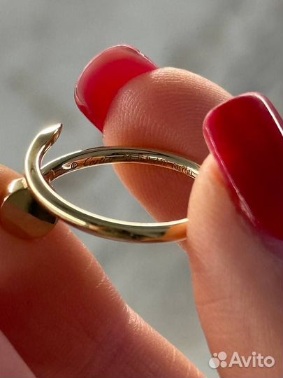 Кольцо cartier juste un clou
