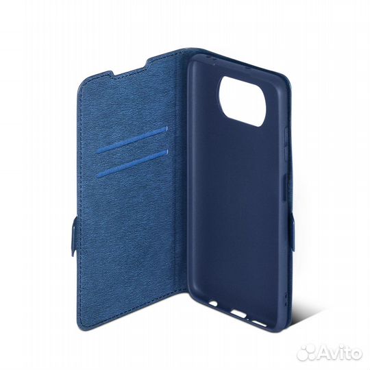 Чехол с флипом для Poco X3/X3 Pro DF poFlip-02 (bl