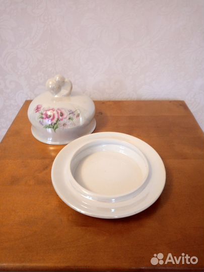 Масленка фарфор СССР