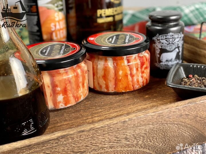 Мясо камчатского краба в банке (250гр)