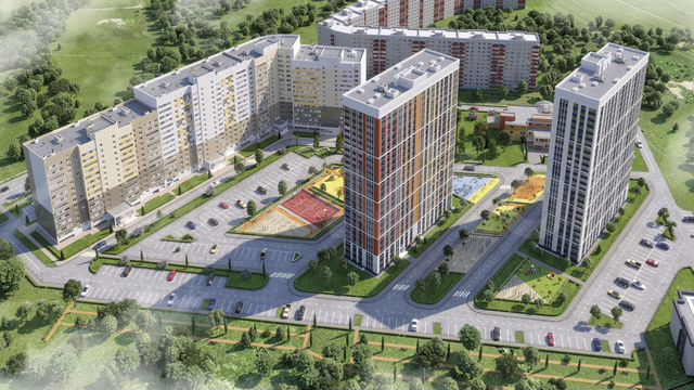 2-к. квартира, 55,4 м², 8/25 эт.