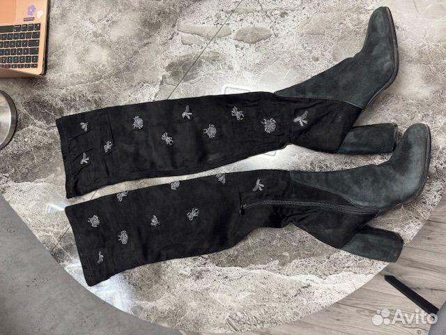 Сапоги-ботфорты Итальянские 36