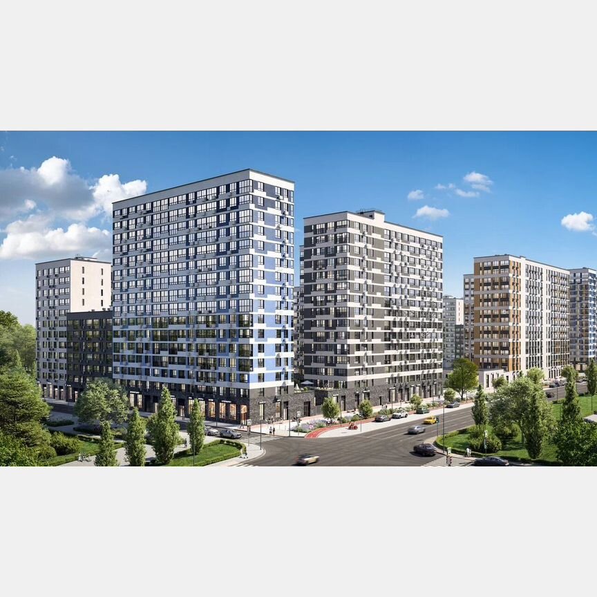 1-к. квартира, 36,7 м², 12/15 эт.