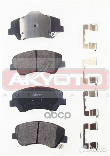 Колодки тормозные дисковые AKD-12118 akyoto