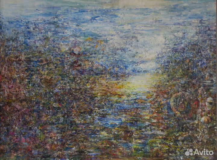 Картина 'Симфония Визуальных Миров', масло