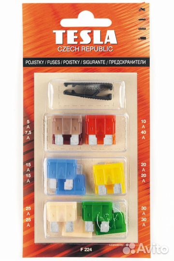 Tesla F224 Набор предохранителей tesla - ATA Станд