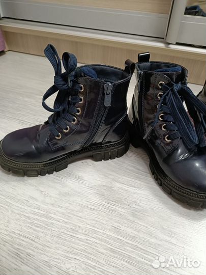 Ботинки демисезонные для девочки 27 р и 30р