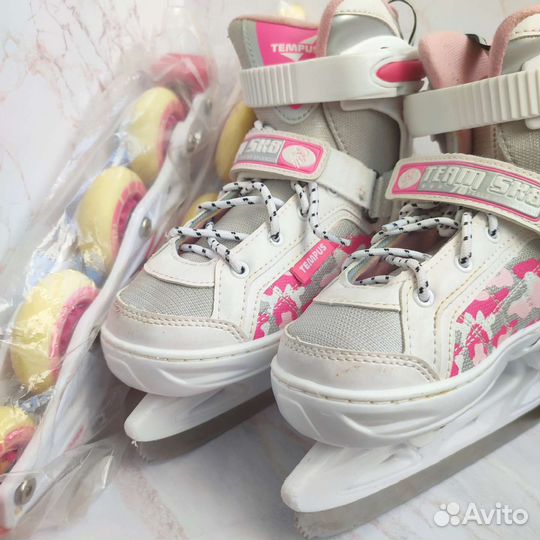 Коньки роликовые и для фигурного катания детские