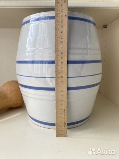 Ваза горшок новый керамический бочонок