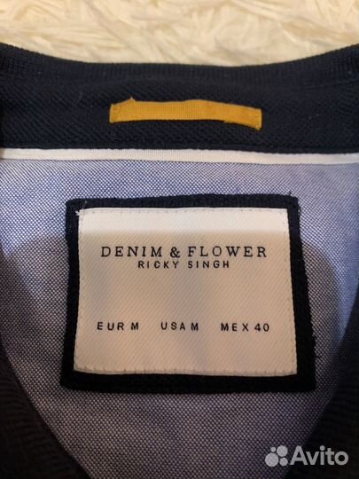 Поло Denim & Flower