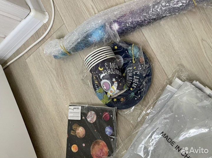 День рождения в стиле космос для праздника