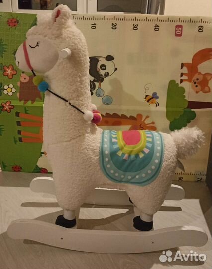 Детская качалка лама
