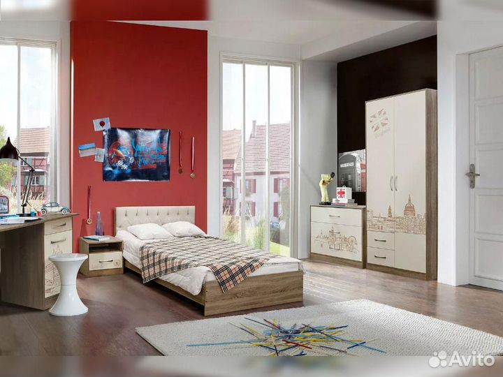 Письменный стол бритиш, Дуб трюфельный + крем