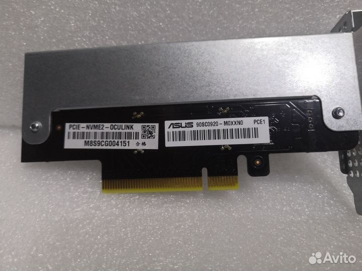 NVMe-адаптеры asus pcie-nvme2-OCuLink цена за 2шт