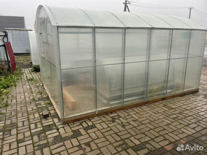 Теплица Прямостенная 3 на 6м с поликарбонатом 4мм