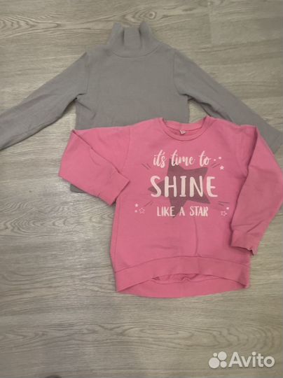 Вещи для девочки, пакетом 116-122