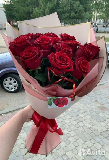 Цветы розы букет