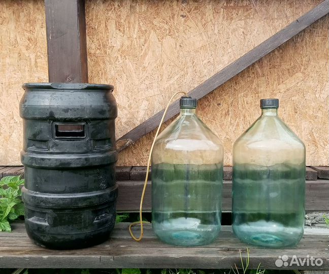 Стеклянные бутыли 20л и бочка под бутыль