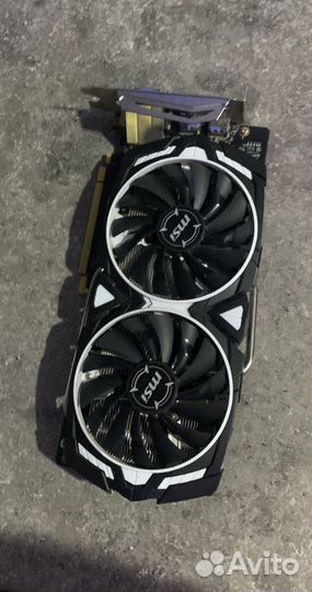 Видеокарта MSI armor 1060 3gb