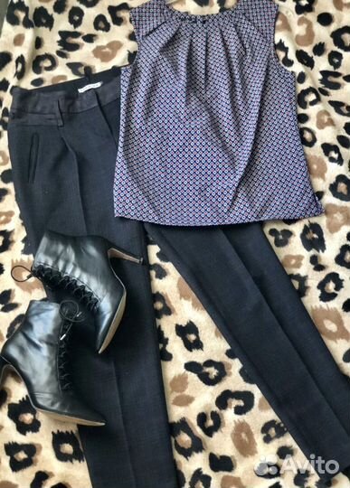 Драповые брюки