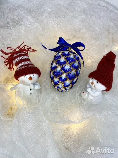 Елочные игрушки ручной работы