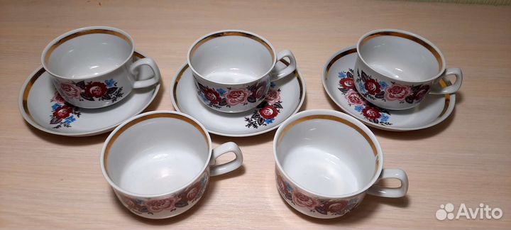 Сервизы чайные СССР остатки