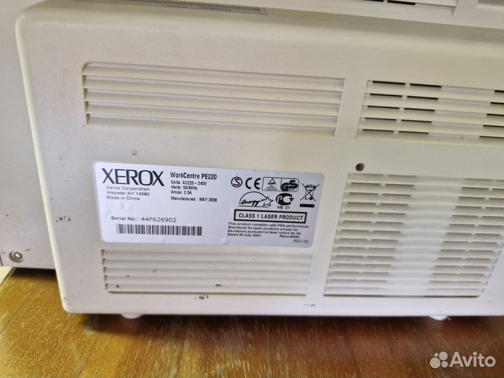 Принтер лазерный мфу xerox wc pe220