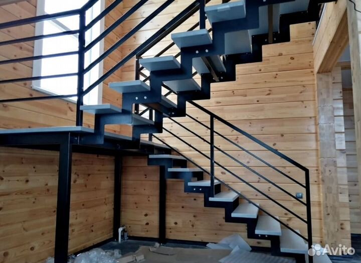 Лестничный каркас под ключ